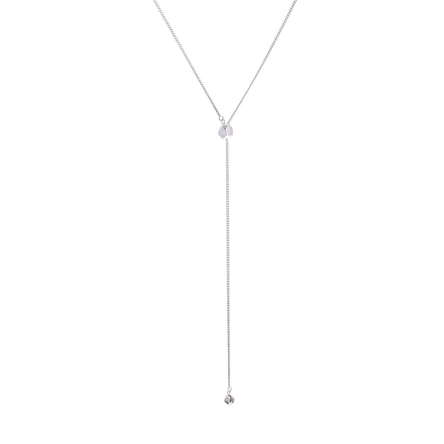 Anuka Mani Adjustable Silver Necklace | Taylor & Co